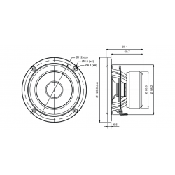 SB Acoustics 4” SB12CACS25-4