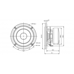 SB Acoustics  SB12MNRX2-25-4