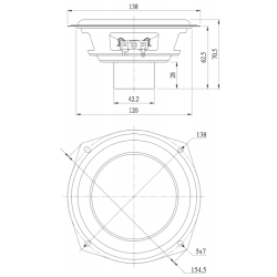 Dayton Audio ND140-8 5-1/4