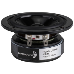 Dayton Audio DS90-8 3" Designer Series Extended-Range Speaker 8 Ohm