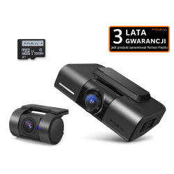 FineVu GX400 - 128GB - rejestrator QHD+FHD WiFi GPS radary