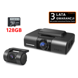 FineVu GX4K - 128GB - rejestrator rejestrator UHD+FHD WiFi GPS