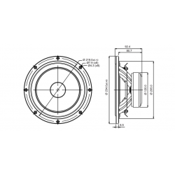 SB Acoustics 8″ SB23NRXS45-8