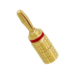 KaCsa Wtyk bananowy złocony BP-217G