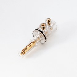 KaCsa Bp-6201G Wtyk bananowy złocony 10mm2 (7awg)